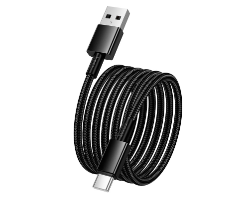 Кабель Hoco X119 USB-A to Type-C 3A 1м black PLS-00-00146900