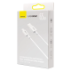 Кабель Baseus Superior Series (SUPERVOOC) USB-A to Type-C 65W 5A 1м white PLS-00-00107996