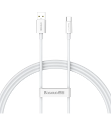 Кабель Baseus Superior Series (SUPERVOOC) USB-A to Type-C 65W 5A 1м white PLS-00-00107996