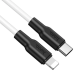 Кабель Hoco X21 Plus Silicone Type-C to Lightning 20W 3A 1м white PLS-00-00109054