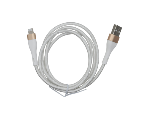 Кабель Monoko UC425 with MFI USB-A to Lightning 1м white PLS-00-00121086
