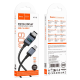 Кабель Hoco X118 Type-C to Type-C з дисплеєм 60W 3A 1м black PLS-00-00154611