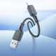 Кабель Hoco X101 USB-A to Type-C 15W 3A 1м black PLS-00-00137816