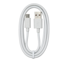 Кабель USB-A to Micro USB 1м (тех. пак) white PLS-00-00173682