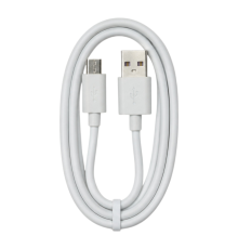 Кабель USB-A to Micro USB 1м (тех. пак) white PLS-00-00173682