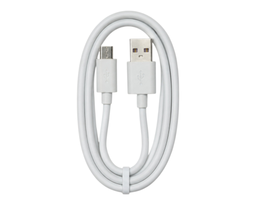 Кабель USB-A to Micro USB 1м (тех. пак) white PLS-00-00173682