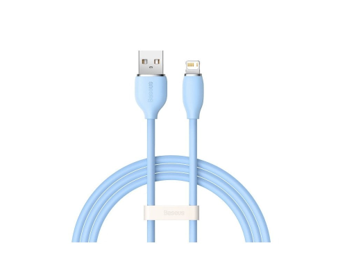 Кабель Baseus Jelly Liquid Silica Gel USB-A to Lightning 12W 2.4A 1.2м blue PLS-00-00102082