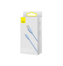 Кабель Baseus Jelly Liquid Silica Gel USB-A to Lightning 12W 2.4A 1.2м blue PLS-00-00102082