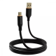 Кабель Proove Jelly Silicone USB-A to Type-C 12W 2.4A 1м black PLS-00-00134483