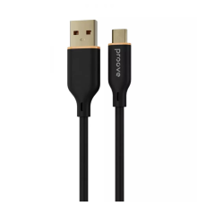 Кабель Proove Jelly Silicone USB-A to Type-C 12W 2.4A 1м black PLS-00-00134483