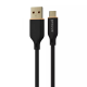 Кабель Proove Jelly Silicone USB-A to Type-C 12W 2.4A 1м black PLS-00-00134483