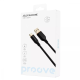 Кабель Proove Jelly Silicone USB-A to Type-C 12W 2.4A 1м black PLS-00-00134483