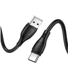 Кабель Hoco X61 USB-A to Type-C 15W 3A 1м black PLS-00-00084997