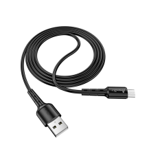 Кабель Avantis A110 USB-A to Micro USB 15W 3A 1м black PLS-00-00091408
