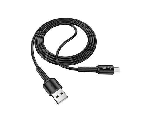 Кабель Avantis A110 USB-A to Micro USB 15W 3A 1м black PLS-00-00091408