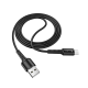 Кабель Avantis A110 USB-A to Micro USB 15W 3A 1м black PLS-00-00091408