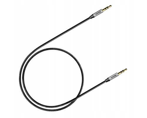 Audio кабель AUX Baseus Yiven M30 3.5мм 1м (CAM30-BS1) black silver PLS-00-00029315