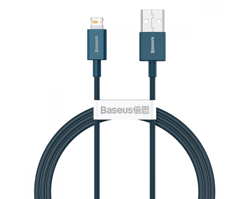 Кабель Baseus Superior Series Fast Charging USB-A to Lightning 12W 2.4A 1м blue PLS-00-00070692