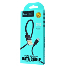 Кабель Hoco U55 Outstanding USB-A to Type-C 12W 2.4A 1.2м black PLS-00-00050454