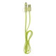 Кабель Remax RC-020t USB-A to Lightning+USB-A to Micro USB 1м green PLS-00-00015807