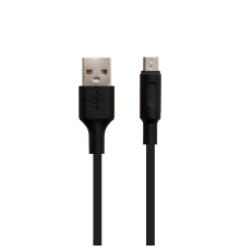 Кабель Hoco X25 Soarer USB-A to Micro USB 12W 2.4A 1м black PLS-00-00050438