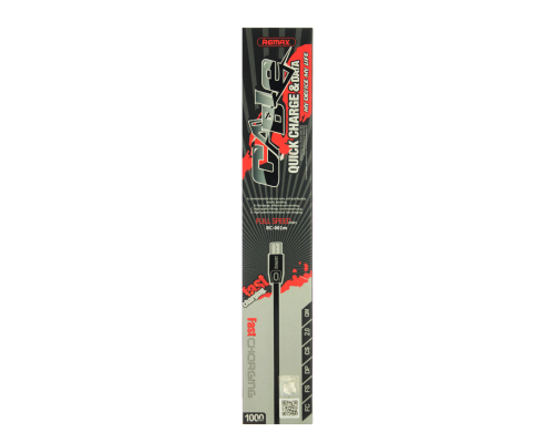 Кабель Remax RC-001м USB-A to Micro USB 1м black PLS-00-00016543