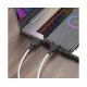 Кабель Hoco X90 Cool silicone USB-A to Micro USB 12W 2.4A 1м white PLS-00-00114870