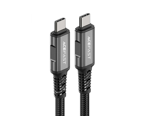Кабель Acefast C1-09 Type-C to Type-C 240W 5A 1м black gray PLS-00-00124962