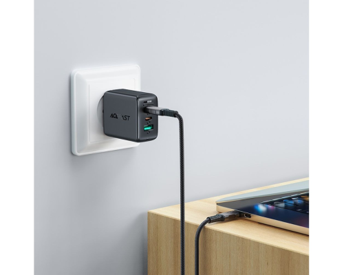Кабель Acefast C1-09 Type-C to Type-C 240W 5A 1м black gray PLS-00-00124962