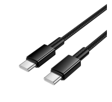 Кабель Hoco X119 Type-C to Type-C 60W 3A 1м black PLS-00-00146901