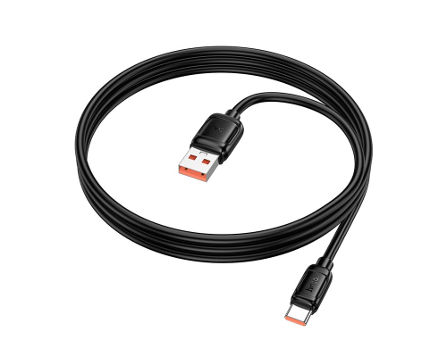 Кабель Hoco X115 Surpass USB-A to Type-C 100W 5A 1м black PLS-00-00147099