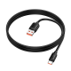 Кабель Hoco X115 Surpass USB-A to Type-C 100W 5A 1м black PLS-00-00147099