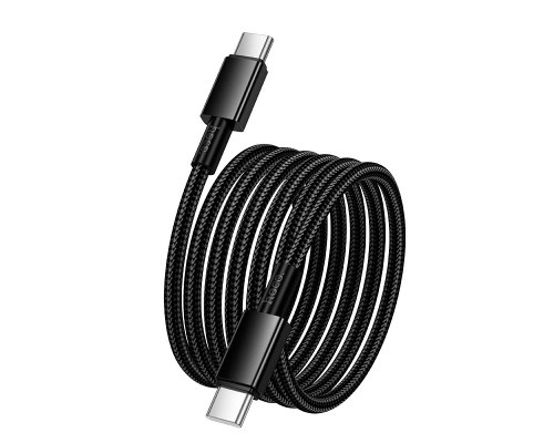 Кабель Hoco X119 Type-C to Type-C 60W 3A 1м black PLS-00-00146901