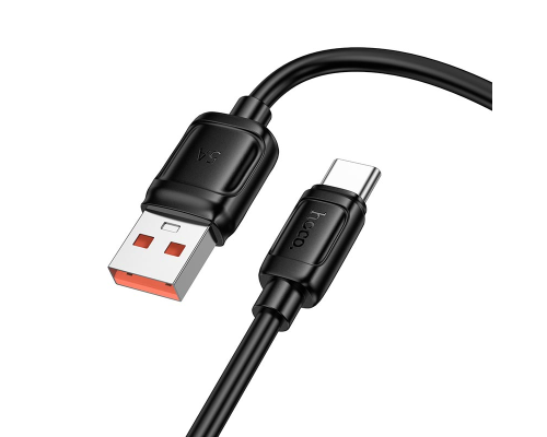 Кабель Hoco X115 Surpass USB-A to Type-C 100W 5A 1м black PLS-00-00147099