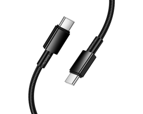 Кабель Hoco X119 Type-C to Type-C 60W 3A 1м black PLS-00-00146901