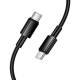 Кабель Hoco X119 Type-C to Type-C 60W 3A 1м black PLS-00-00146901