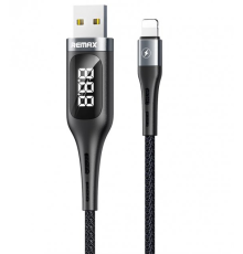 Кабель Remax RC-096i USB-A to Lightning 2.1A 1м black PLS-00-00043390