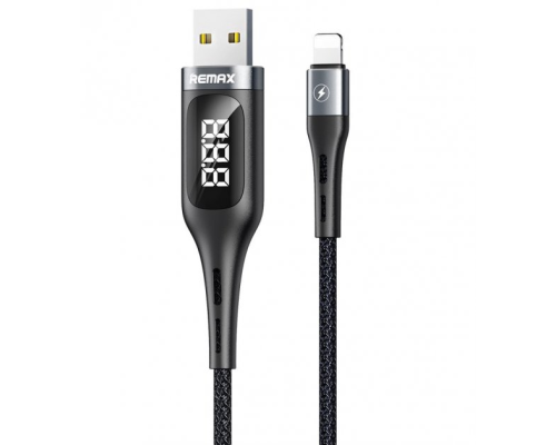Кабель Remax RC-096i USB-A to Lightning 2.1A 1м black PLS-00-00043390