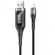 Кабель Remax RC-096i USB-A to Lightning 2.1A 1м black PLS-00-00043390