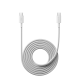 Кабель Xiaomi Type-C to Type-C 6A 2м (Service) white PLS-00-00166888