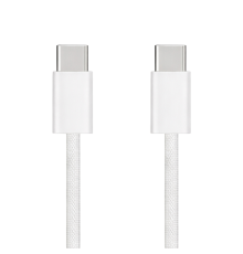 Кабель Apple iPhone 15 Type-C to Type-C 60W 1м (NO LOGO) white PLS-00-00157278