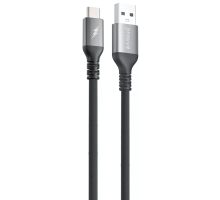 Кабель Proove ReGen Silicone USB-A to Type-C 15W 3A 1м black PLS-00-00149430
