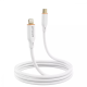 Кабель Proove Jelly Silicone Type-C to Lightning 27W 3A 1м white PLS-00-00134486