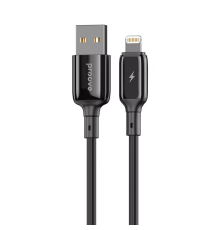Кабель Proove Flex Metal USB-A to Lightning 12W 2.4A 1м black PLS-00-00134434