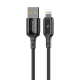 Кабель Proove Flex Metal USB-A to Lightning 12W 2.4A 1м black PLS-00-00134434