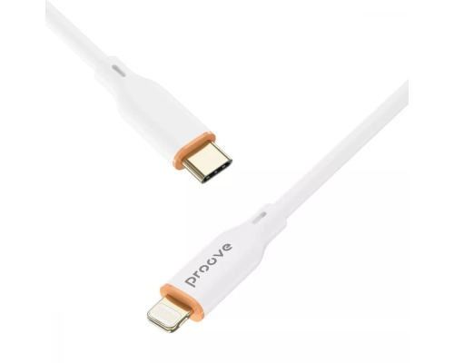 Кабель Proove Jelly Silicone Type-C to Lightning 27W 3A 1м white PLS-00-00134486