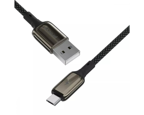 Кабель Proove Dense Metal USB-A to Micro USB 12W 2.4A 1м black PLS-00-00134264