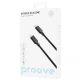Кабель Proove Striped Silicone Type-C to Lightning 27W 3A 1м black PLS-00-00134504