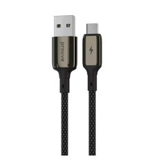 Кабель Proove Dense Metal USB-A to Micro USB 12W 2.4A 1м black PLS-00-00134264