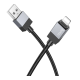 Кабель Hoco X110 Honorific USB-A to Lightning 12W 2.4A 1м black PLS-00-00146536